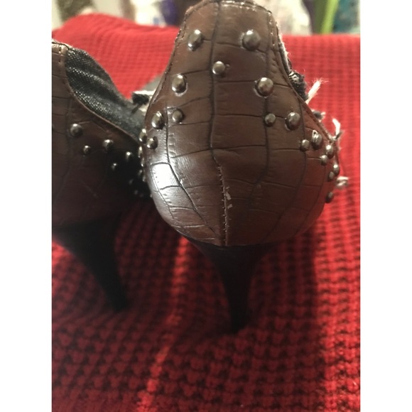 Bertinni denim and print heels size 11 - Picture 6 of 13